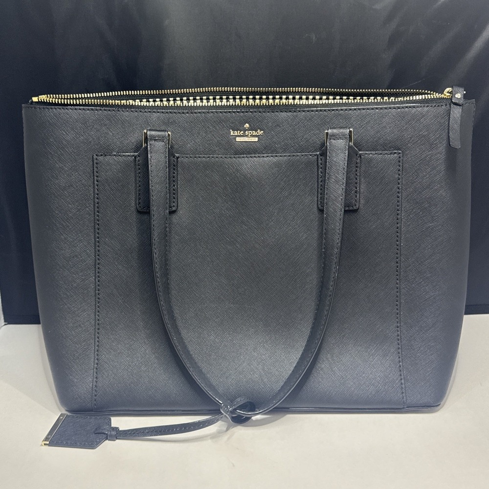 kate spade New York handbag black‎ (15x11x6 Inches)